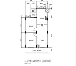 Blk 74 Bedok North Road (Bedok), HDB 3 Rooms #575863711